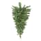 30" Pre-Lit Canadian Pine Artificial Christmas Teardrop Door Swag